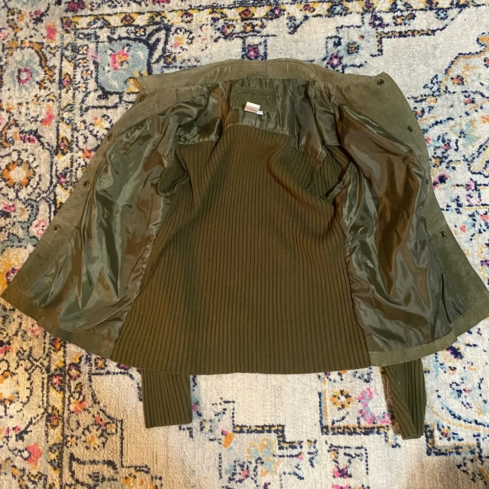 AMI 100% Leather Jacket Size L - Image 3