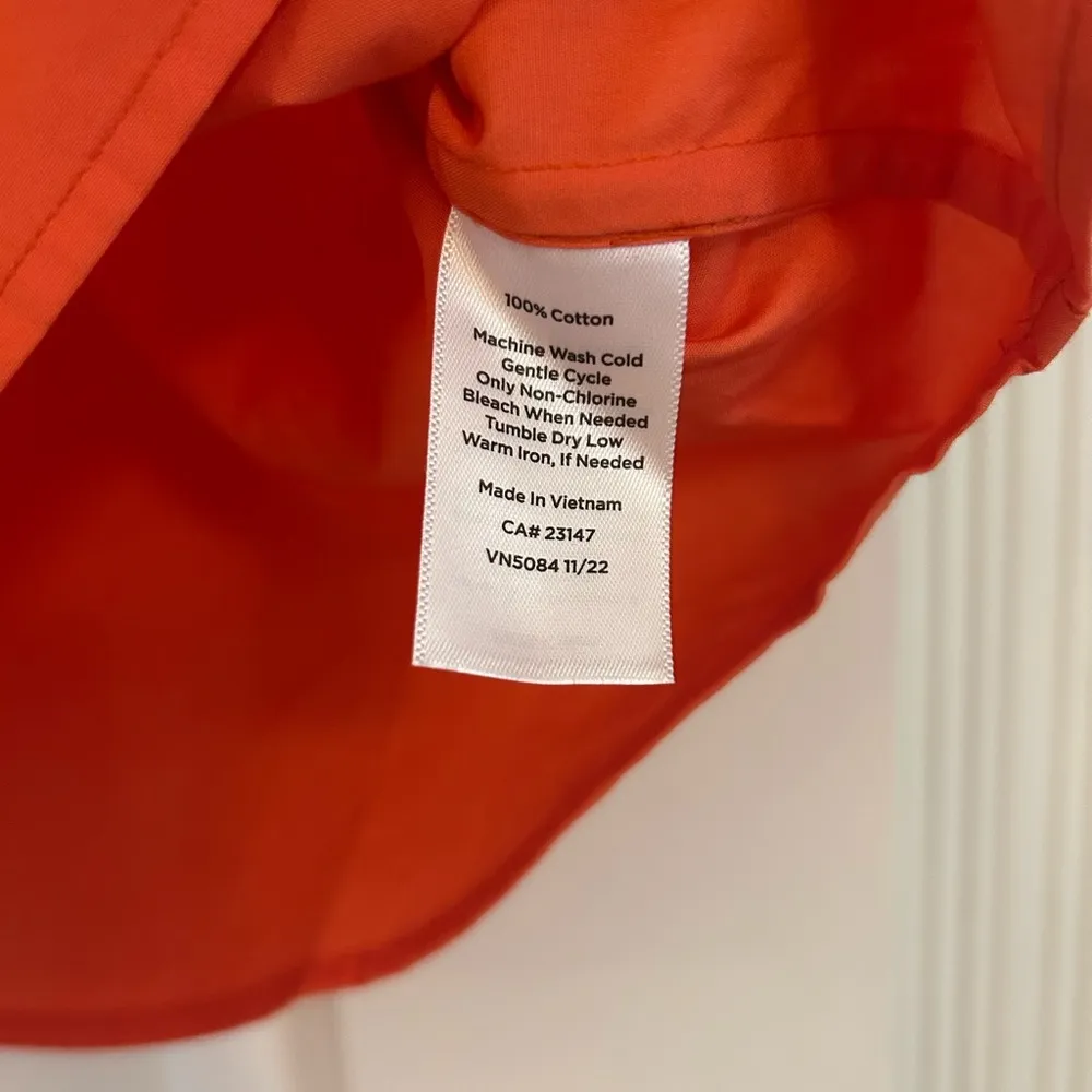 NWT Talbots Stamped Ditsy Ruffle Trim Shell Petite - Image 5