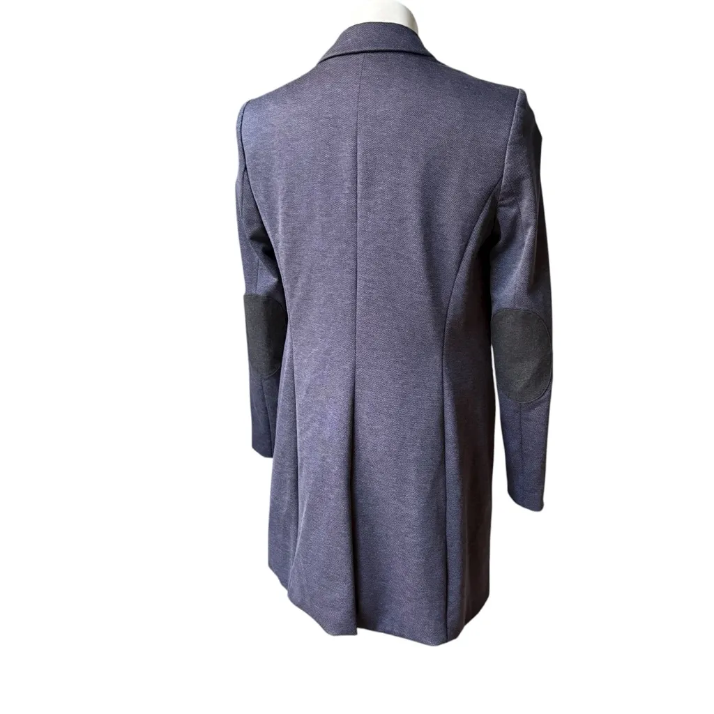 TOMMY HILFIGER Navy Long Length Vented Hem Wear To Work Blazer Jacket Sz 6 - Image 8