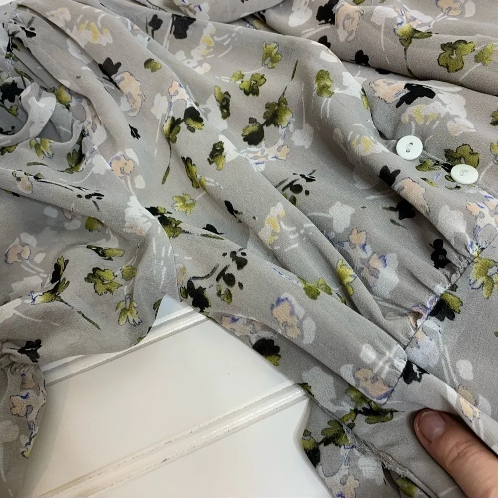 RED Valentino Cottagecore Microfloral Dress 825 - Image 15