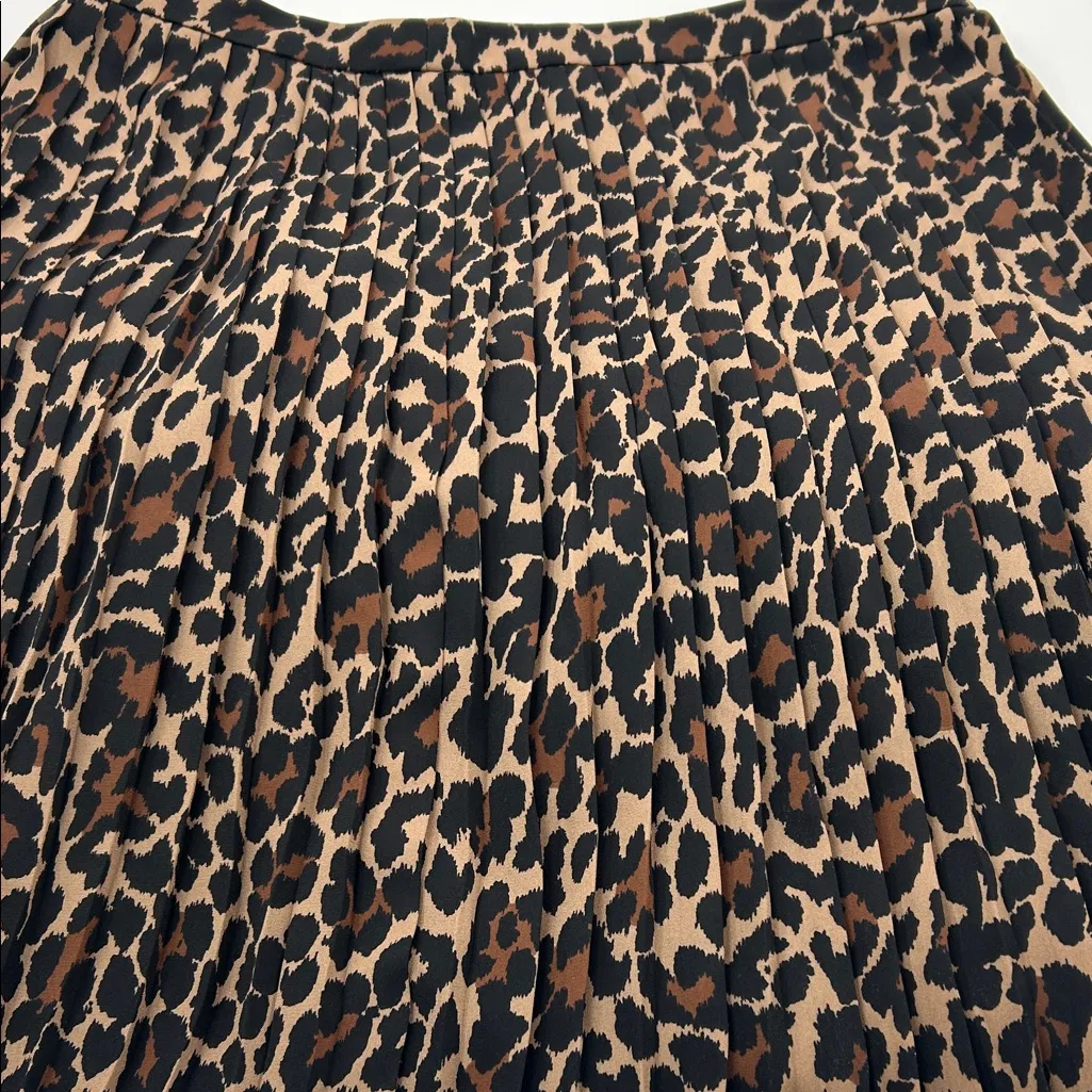 J.Crew  Animal Print A-Line Skirt - Image 12