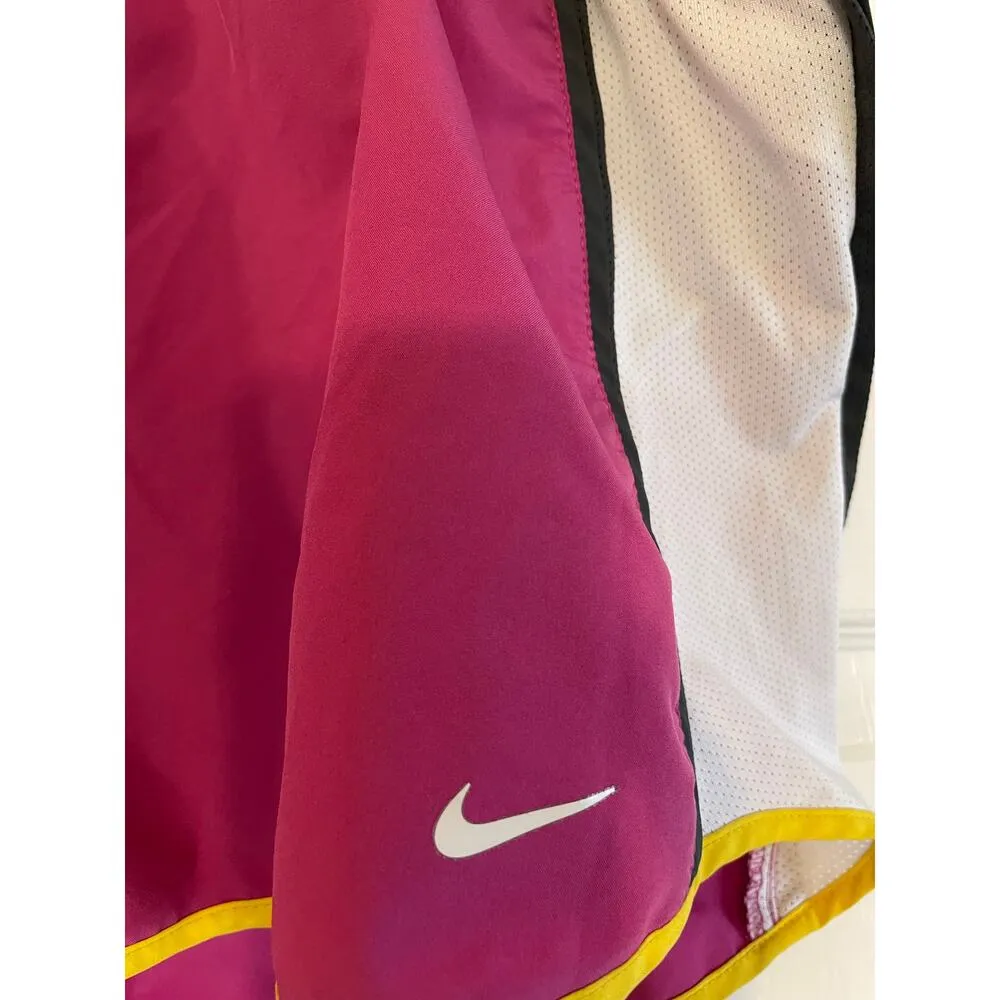 Nike Shorts Womens Large Purple Yellow LiveStrong  Lined Running Sz Large - Image 4
