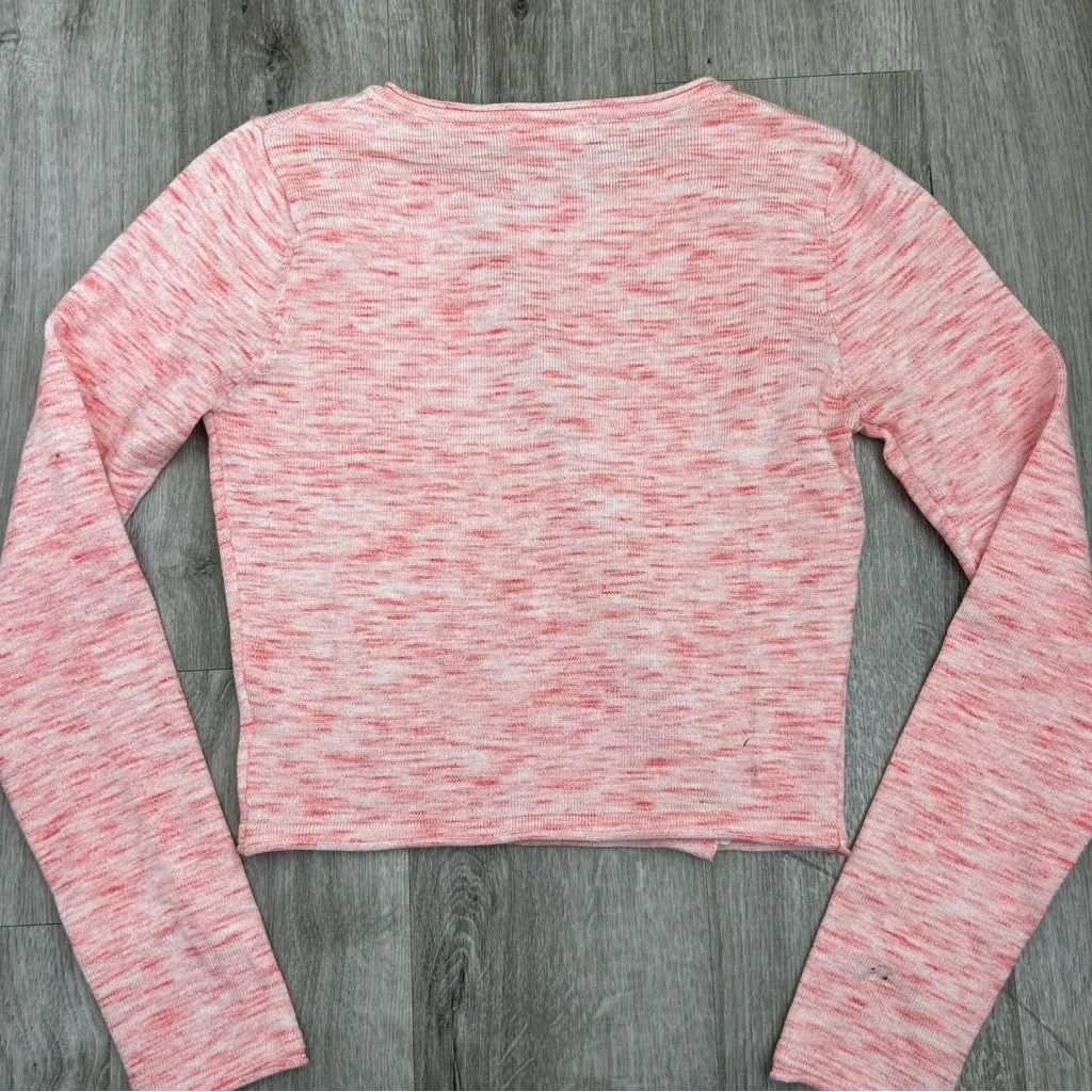 Revolve Superdown Cutout Longsleeve Pink Top Going Out Bar Top Size Small - Image 3