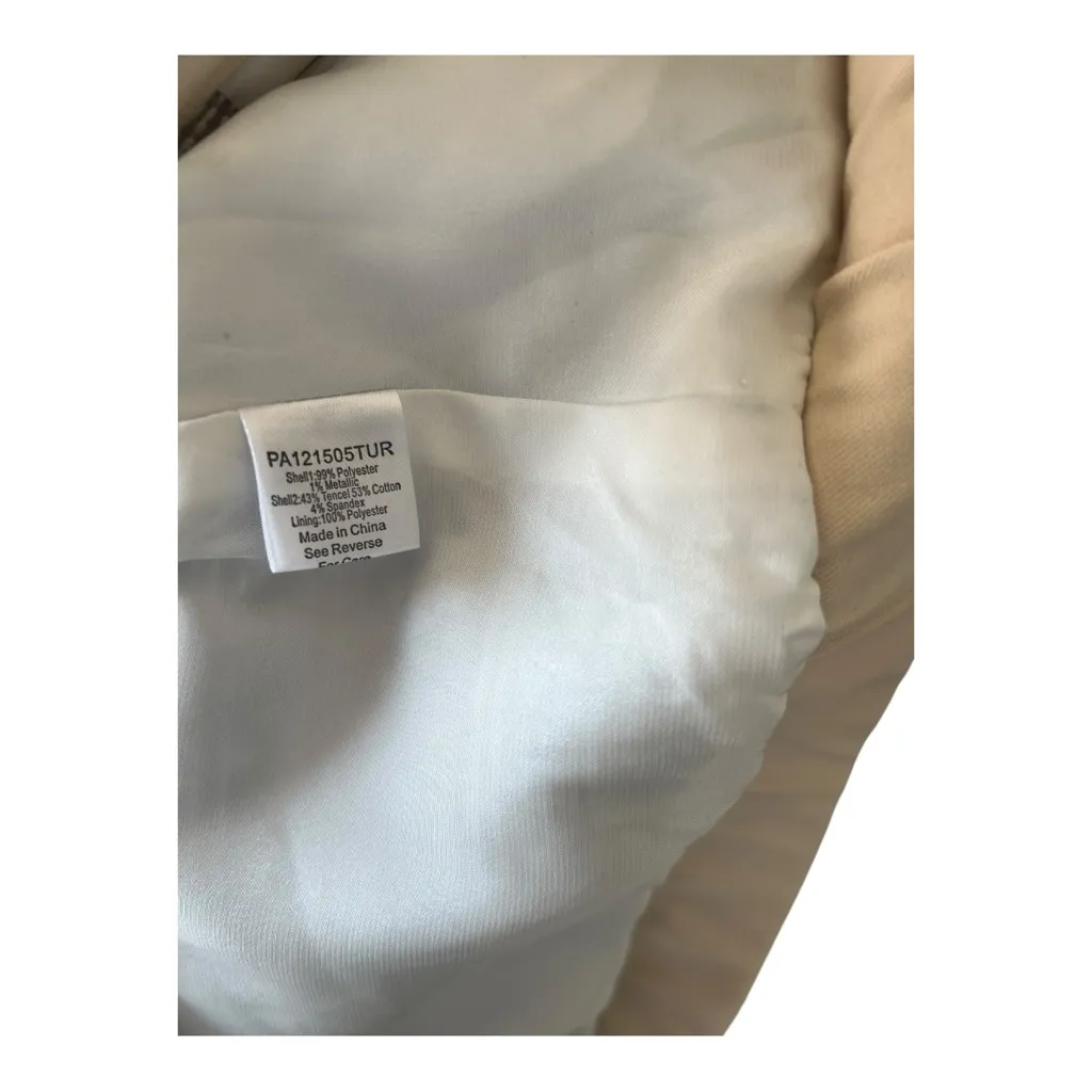 Parker  Tweed Zip Front Jacket Size M - Image 5