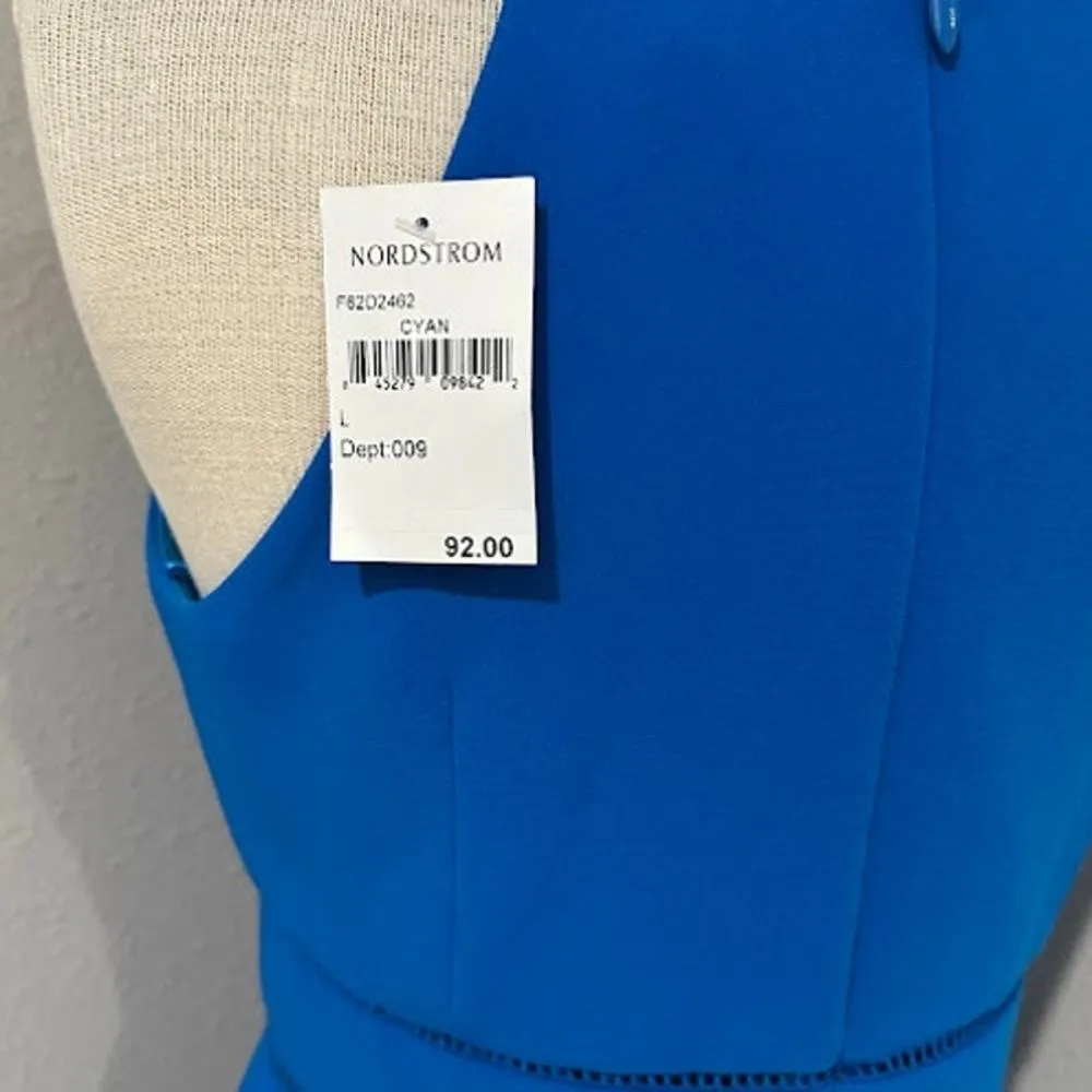 Adelyn Rae Mini Cocktail Dress Cyan (Blue) Size Large New With Tags - Image 8