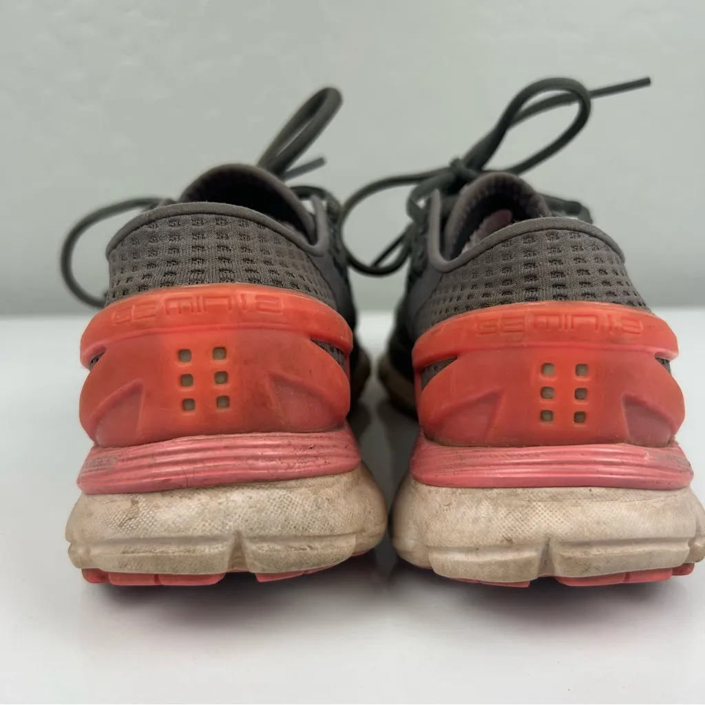 ⭐️Under Armour speedform Gemini gray and coral pink tennis shoes women’s size 6 - Image 14