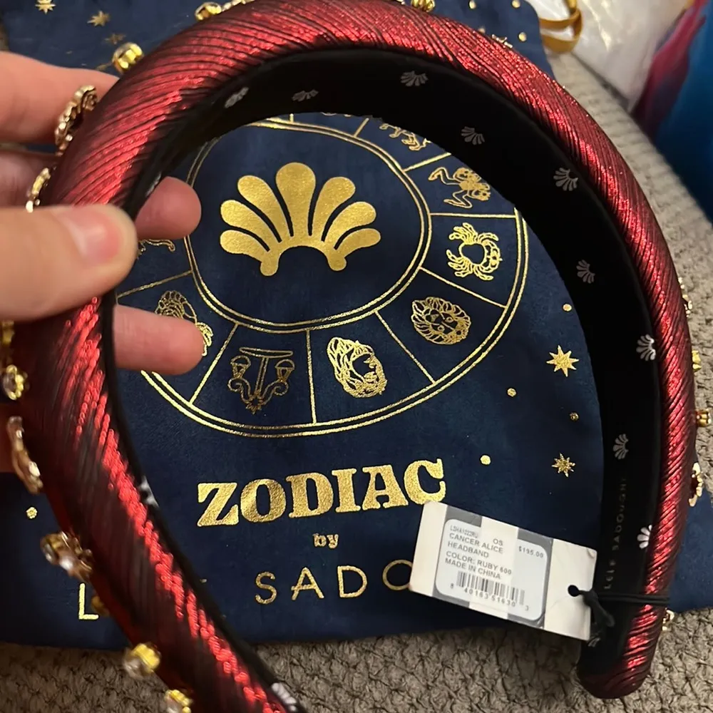 New LELE sadoughi cancer zodiac alice headband - Image 5