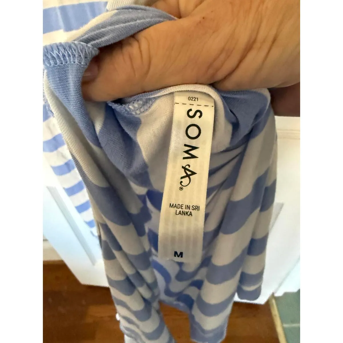 Soma Striped Casual Maxi Gown Size Medium - Image 5