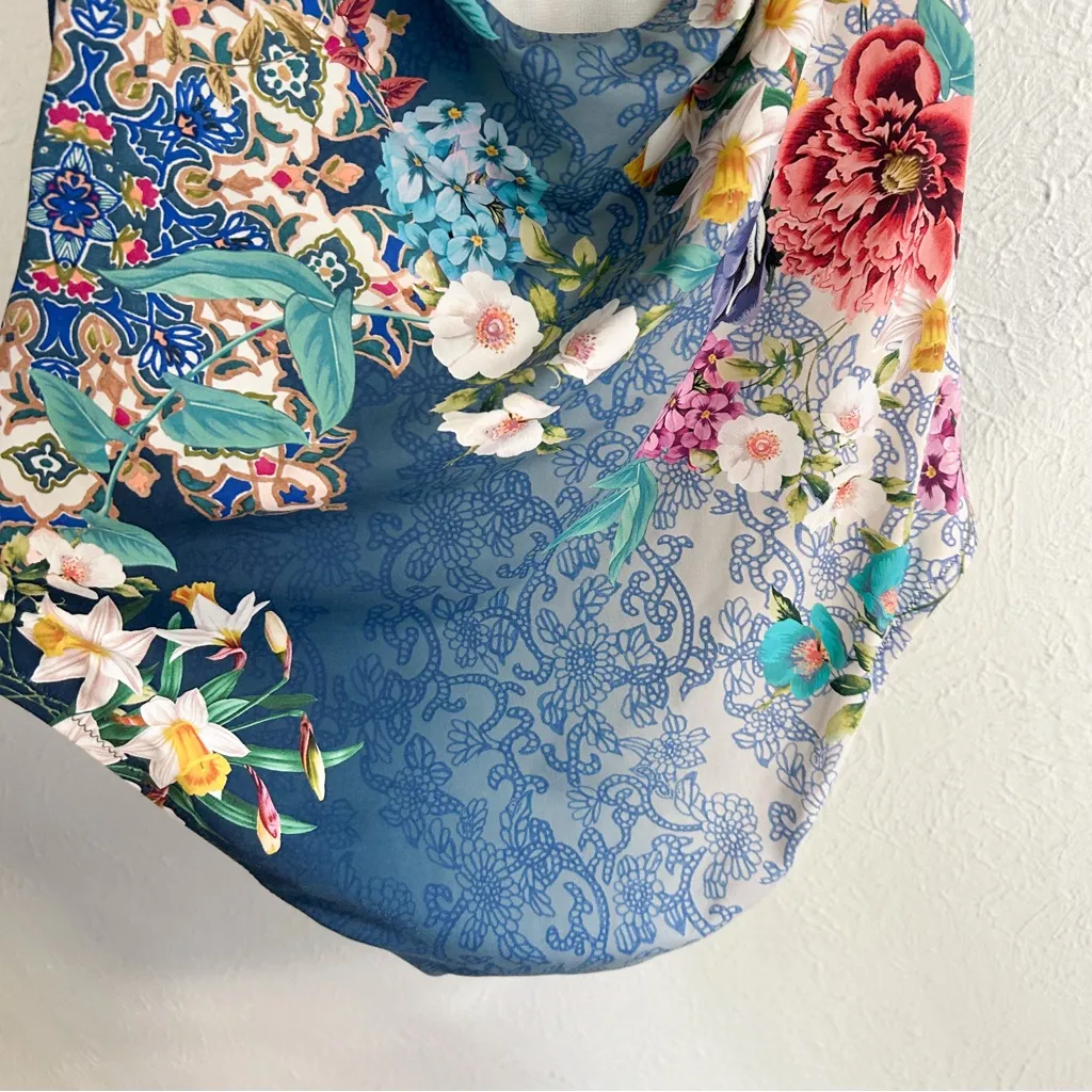 Johnny Was Sady Floral Halter One Piece Swimsuit Sz Large - Image 6