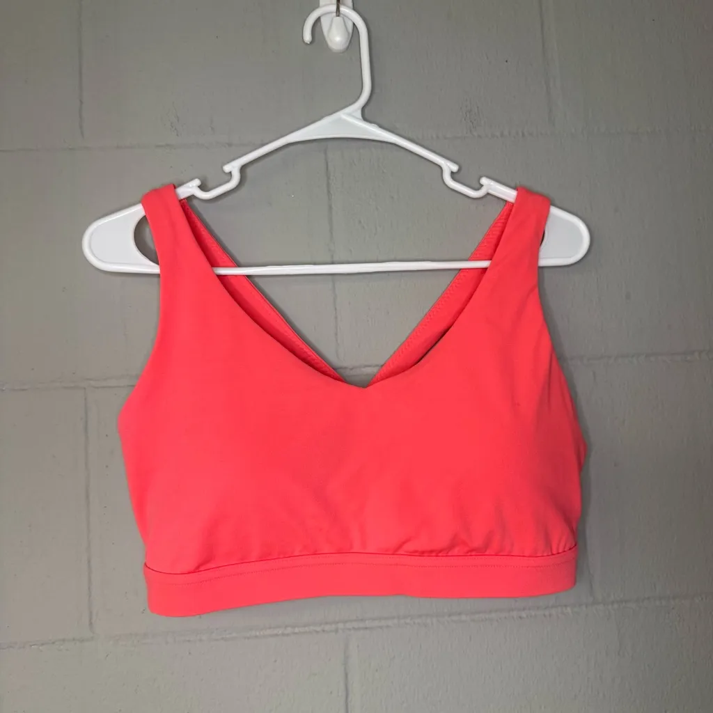 OFFLINE By Aerie Real Me Open Back Sports Bra in Tropadelic Pink Women’s Size XL - Image 5