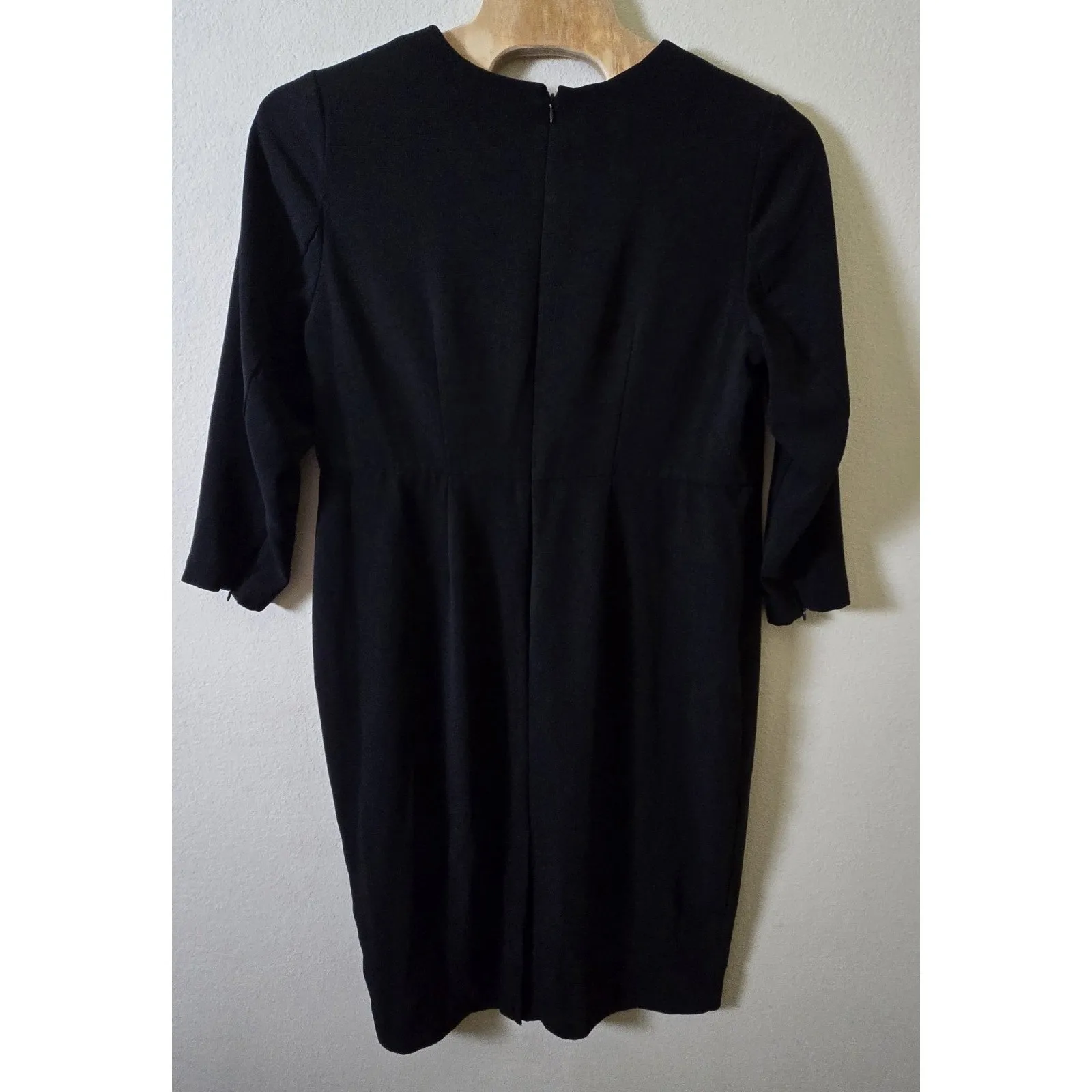 Sergio Hudson X‎ Target Midi Sheath Dress 2X Womens Plus Black Knit Long Sleeve - Image 4