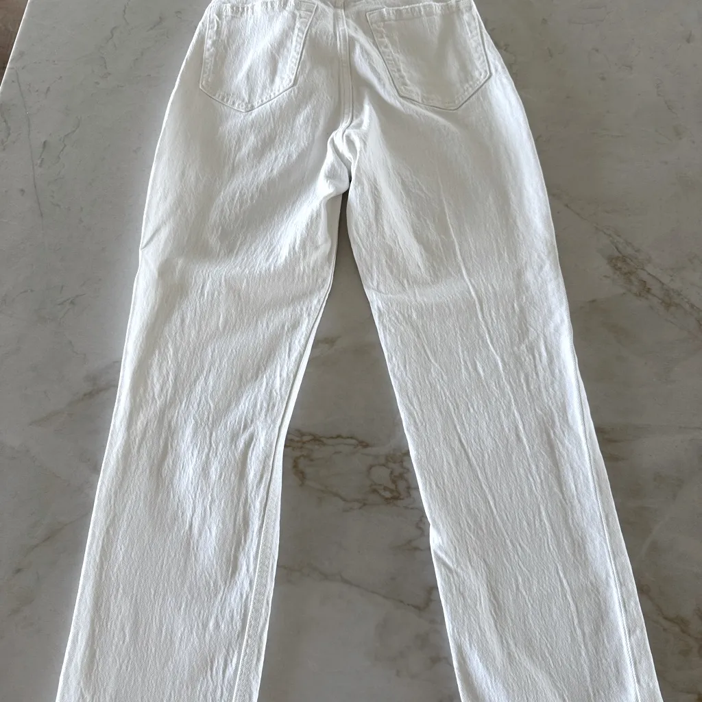 Abercrombie & Fitch White High waisted jeans (size 25) - Image 5