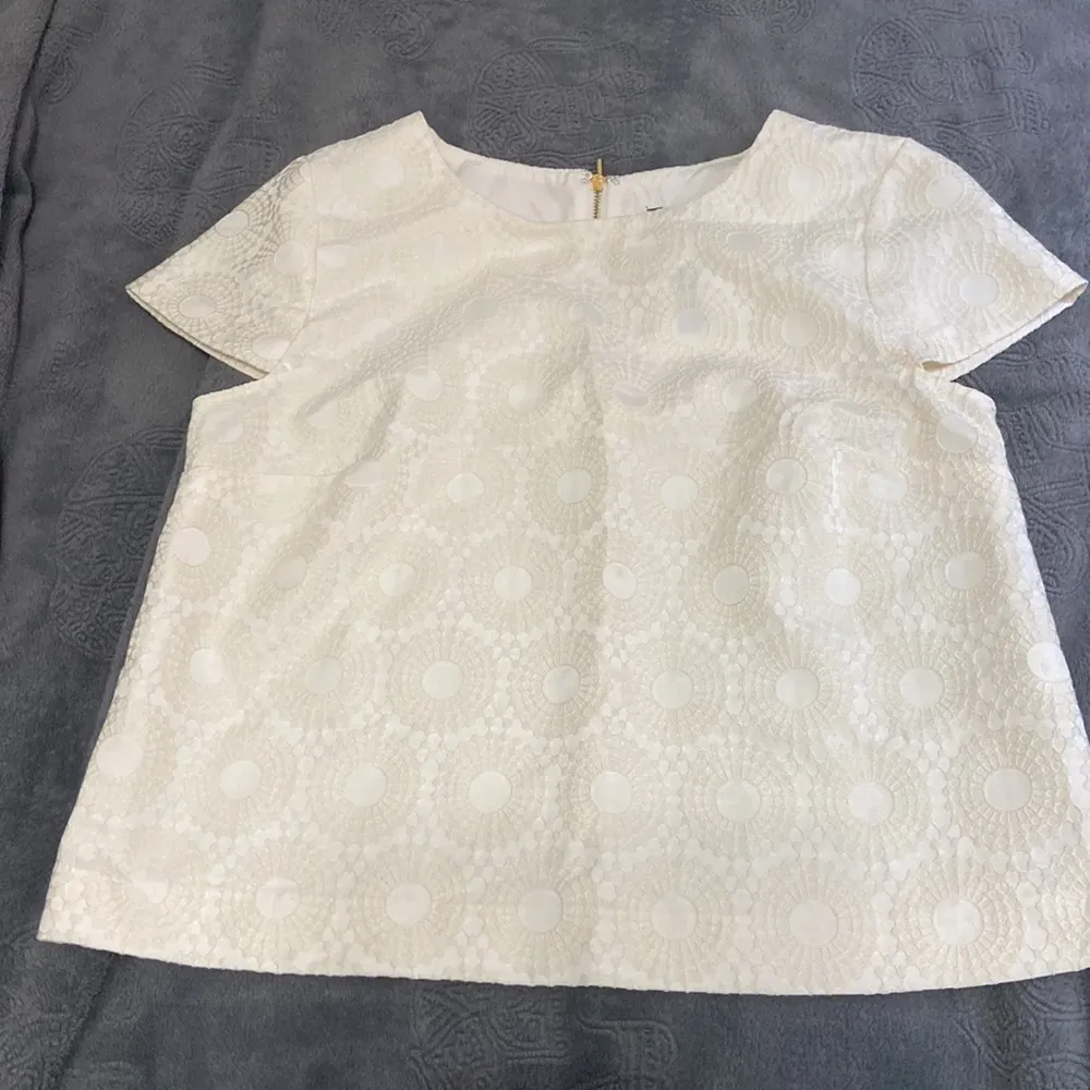 Kensie Brocade Crop Top Size Small - Image 6