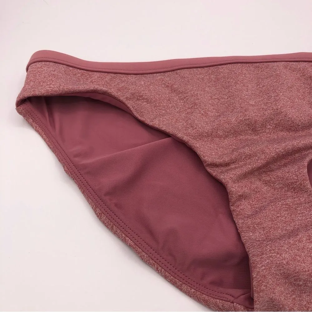 Calia Carrie Underwood Banded Waist Bikini Bottoms Heathered Mauve size M NWOT Size M - Image 4