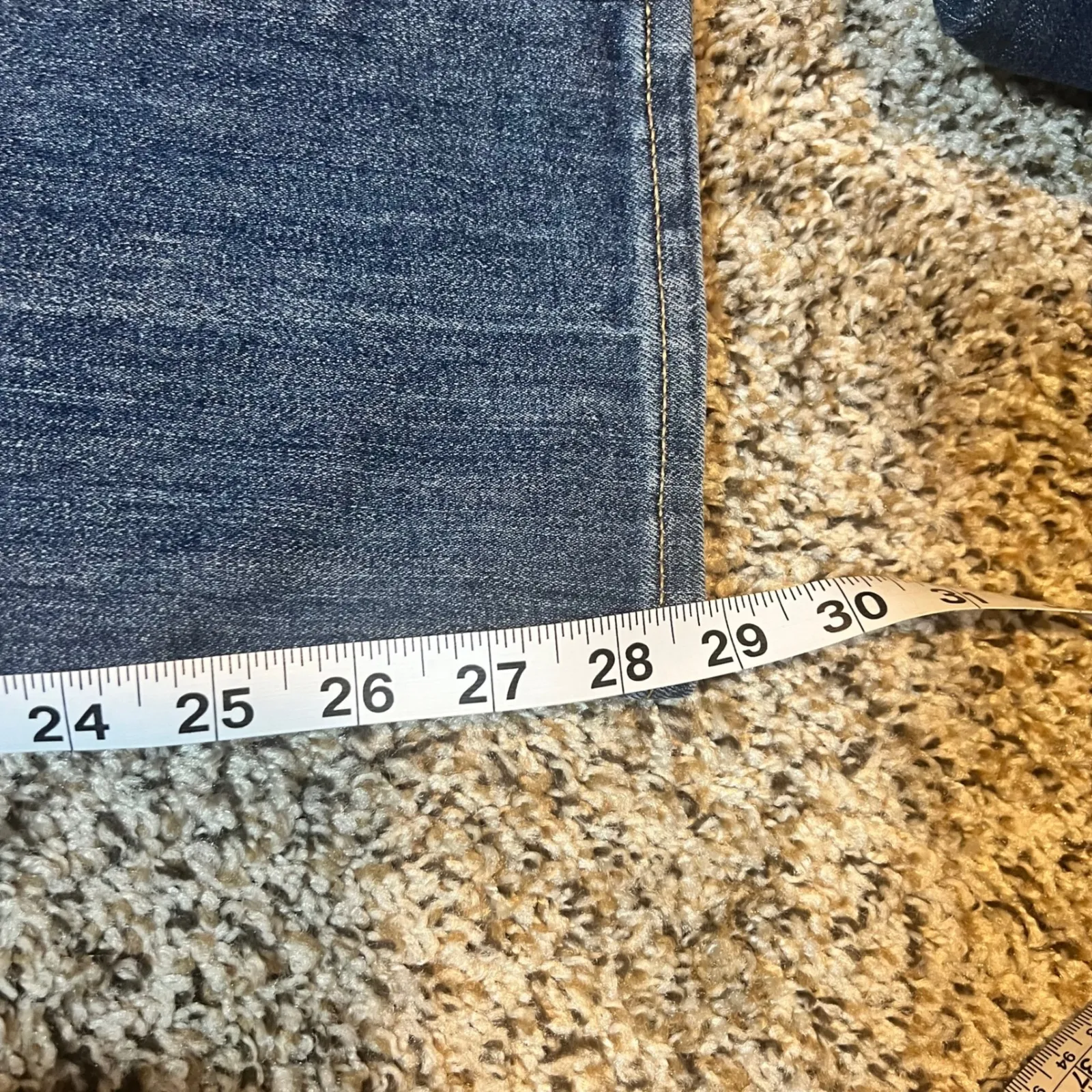 Gap 1969 Real Straight Leg Jeans Dark Wash Denim Casual Womens Size‎ 26 - Image 6