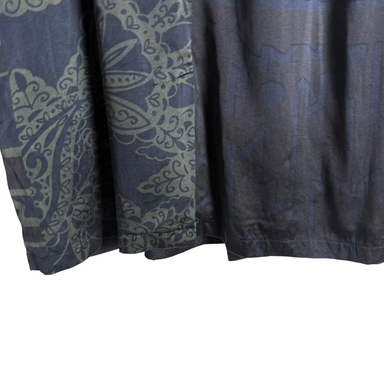 Etro Italian Silk Geometric Print 3/4 Sleeve Sheath Dress Size 8 Blue - Image 15