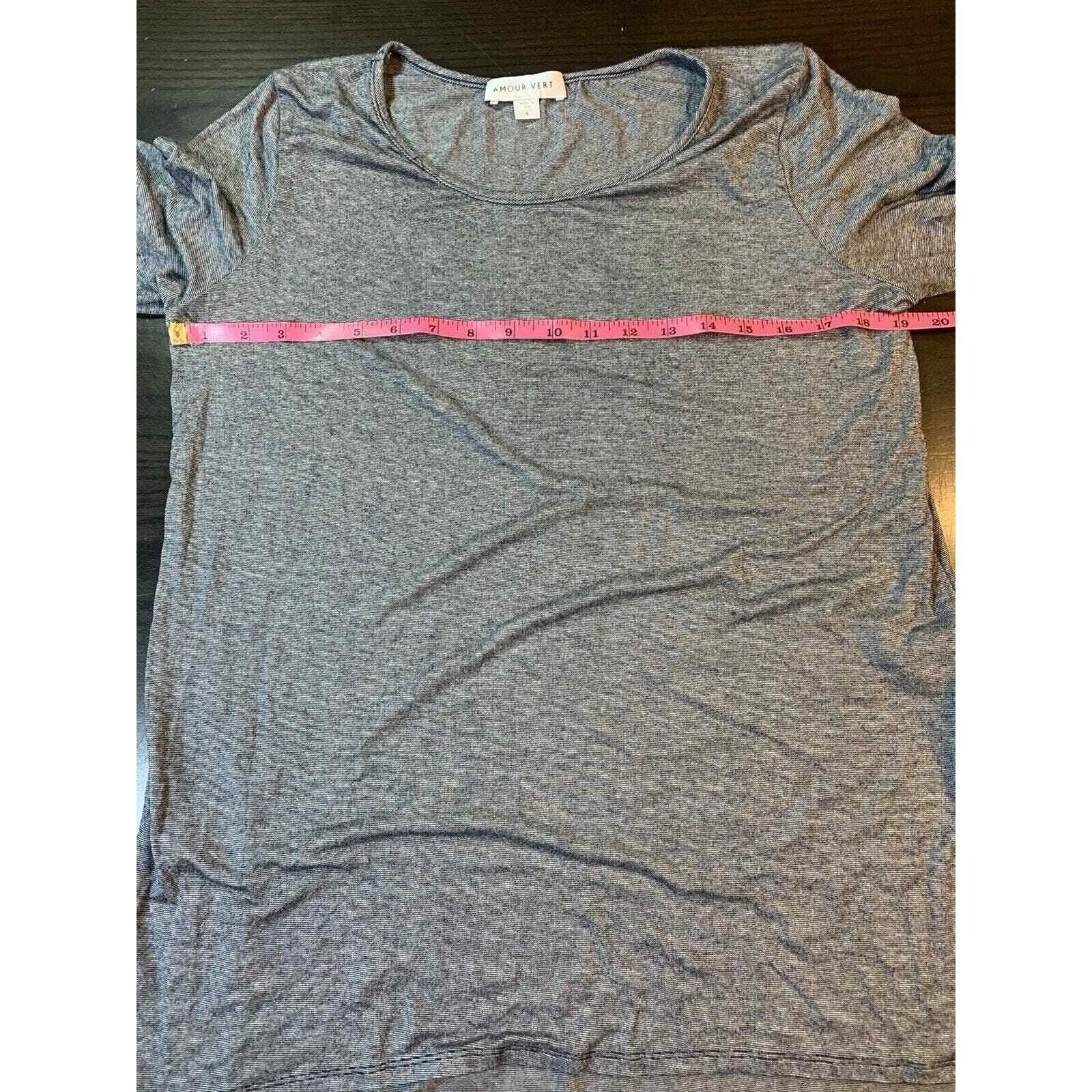 Amour Vert Top Women's Large Coastal‎ Grandma Office Stretch Lagenlook Made USA - Image 7