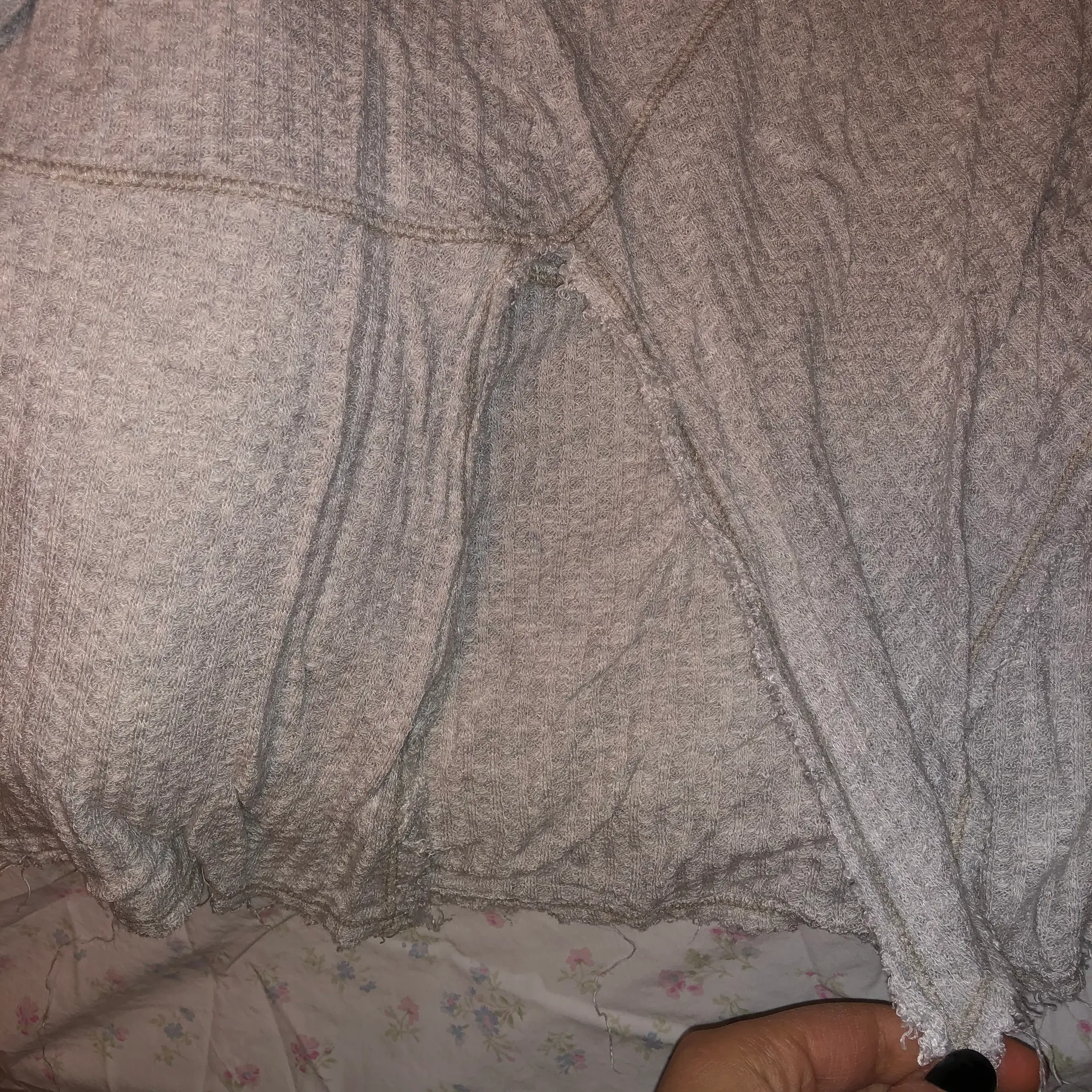 Free People VNECK WAFFLE SHIRT - Image 4