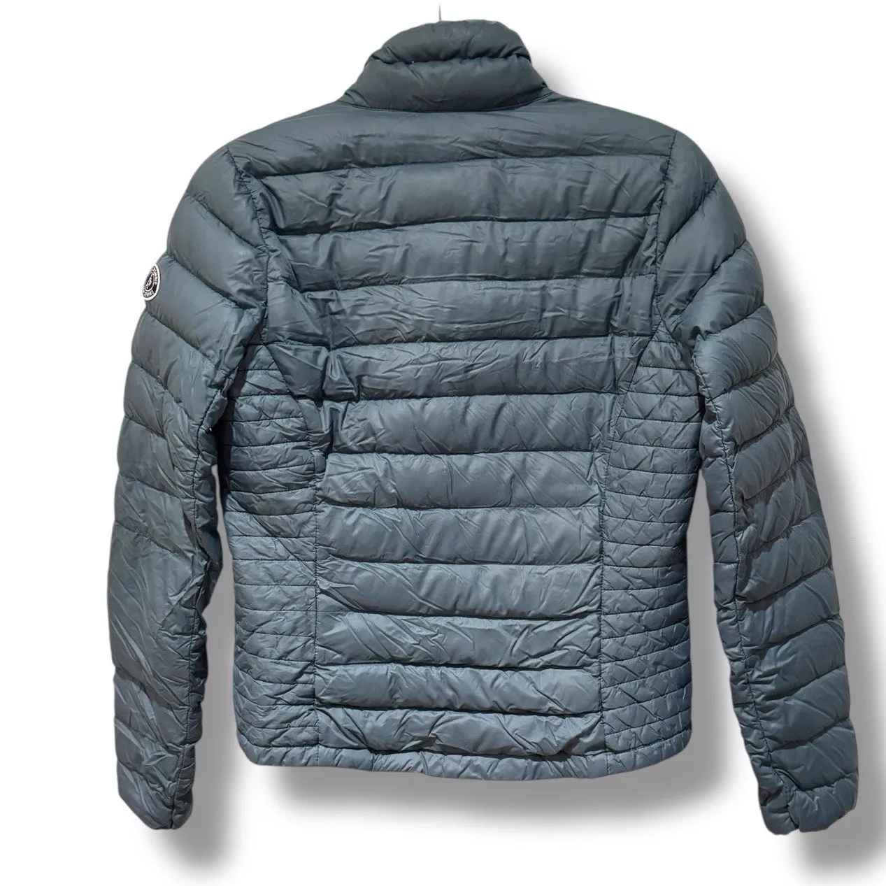 Abercrombie & Fitch  XS Women's Puffer Jacket Blue Down Series Grey Duck Down - Image 2