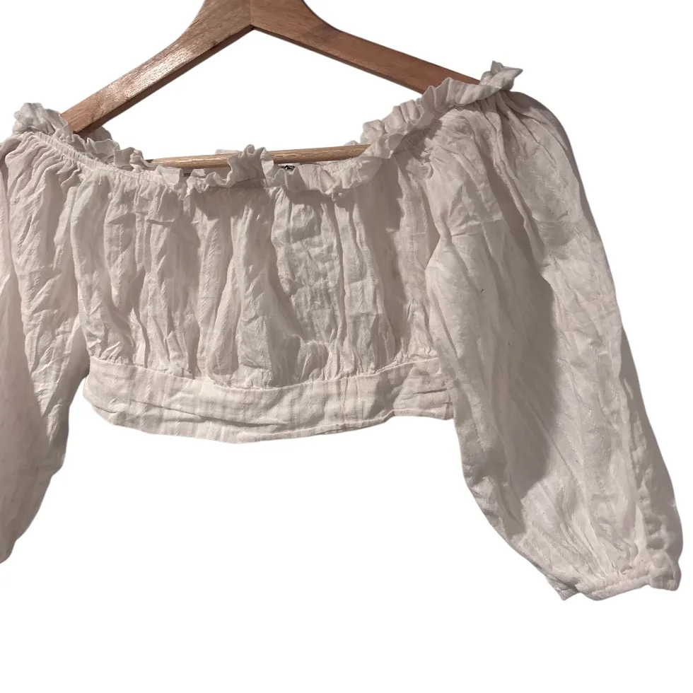 Hyfve White Off-Shoulder Women's Top Size Small - Image 5