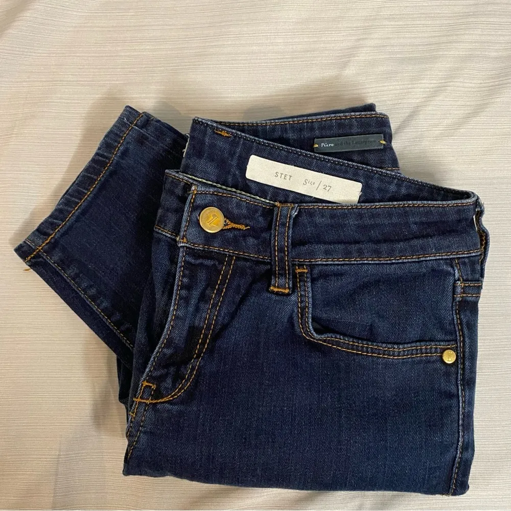 Pilcro and The Letterpress Anthropologie Stet Skinny Jeans Size 27 - Image 6