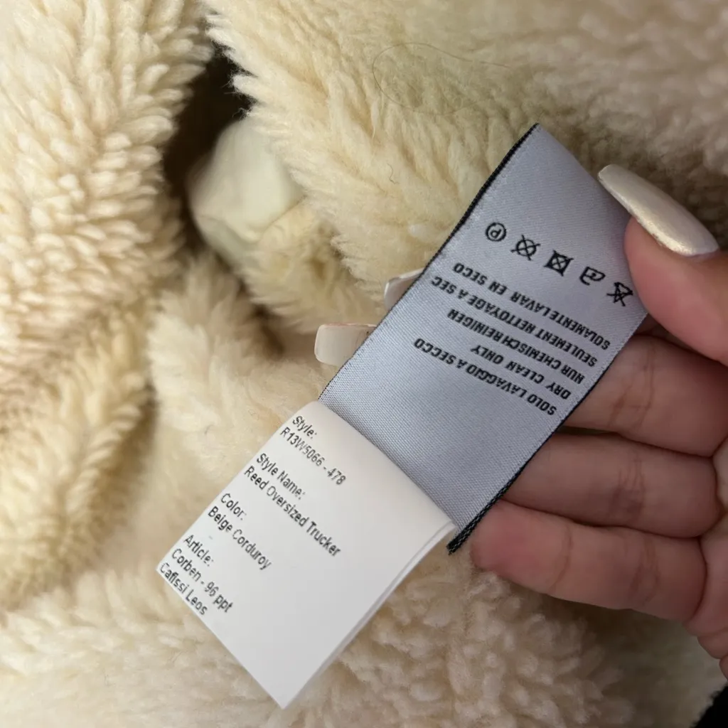 $450 NWOT R13‎ R13 REED OVERSIZED TRUCKER JACKET Size XS - Image 6