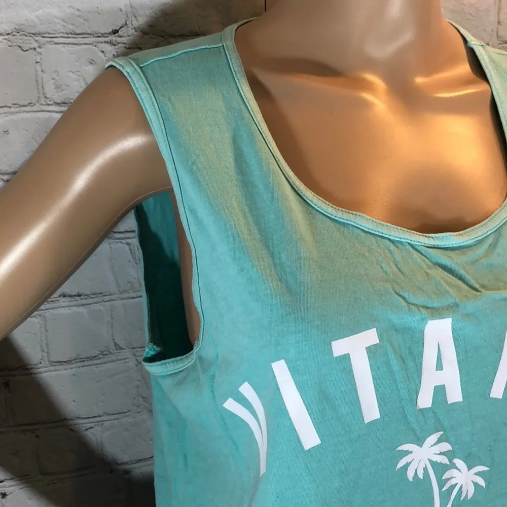 PINK Victoria's Secret Vitamin Sea Oversized Tank Top Small - Image 6
