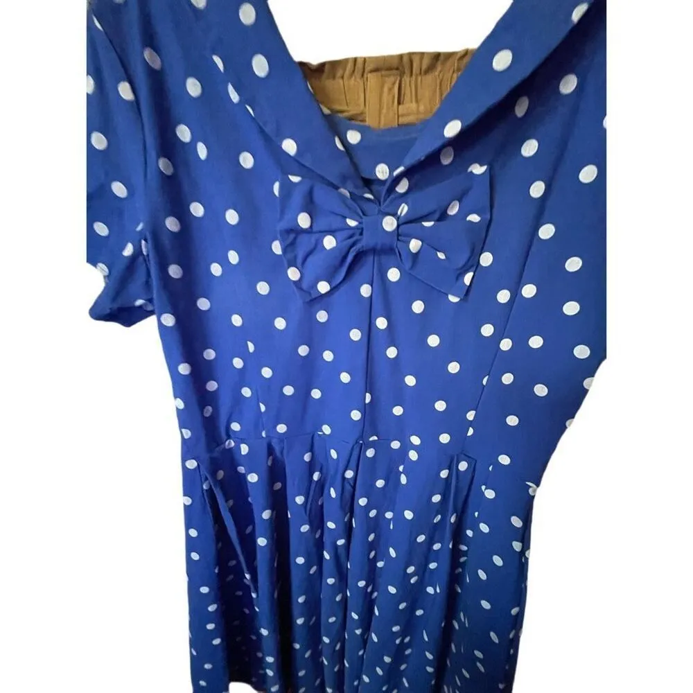 Gown Town size XXL fit and flare dress. Blue - Image 4