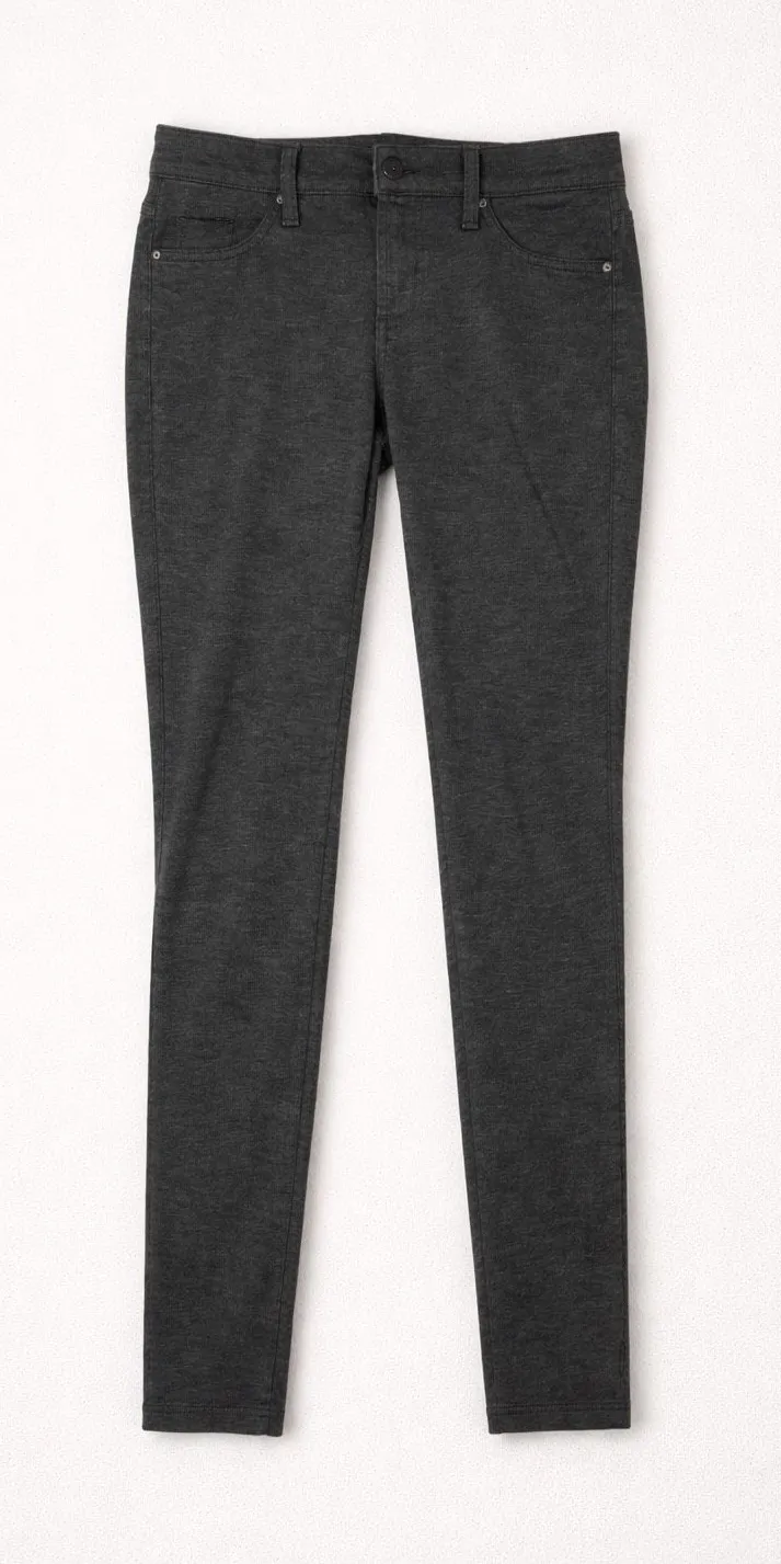James Jeans Twiggy Ponte Skinny Pants | Dark Heather Gray | Size 26 - Image 1