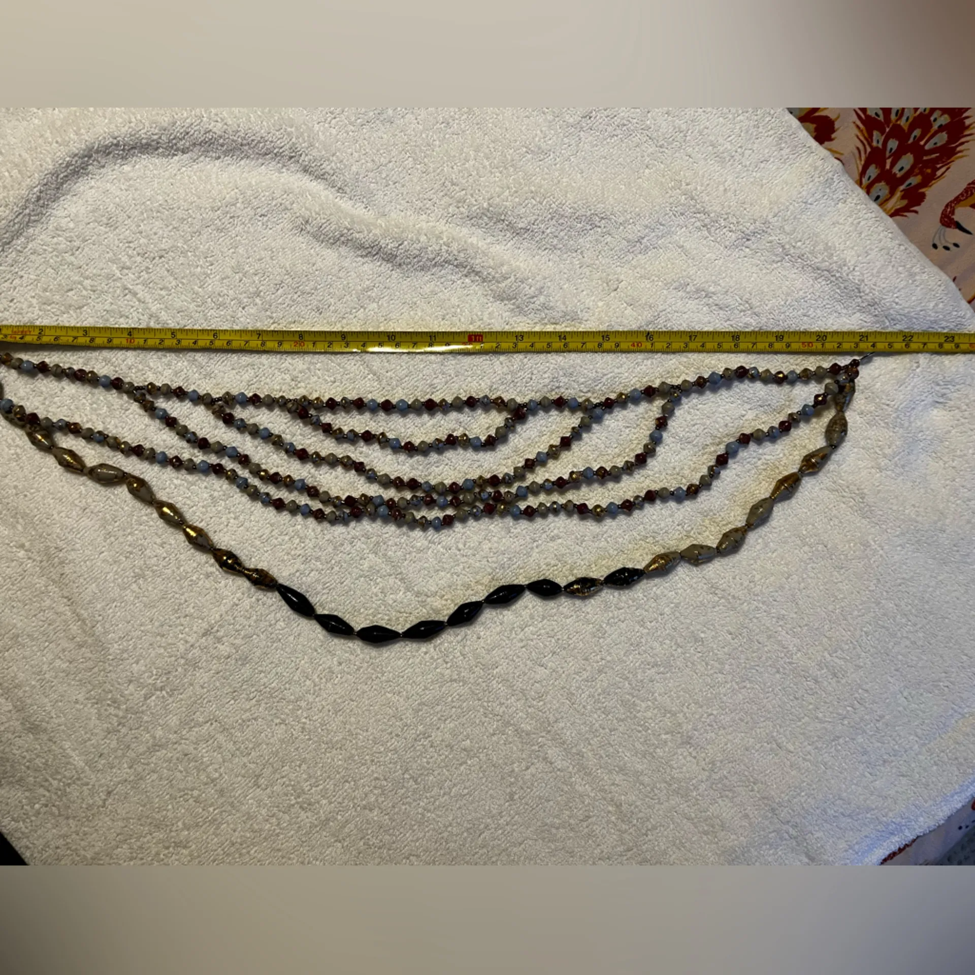 Mixed‎ bead necklace Black - Image 6