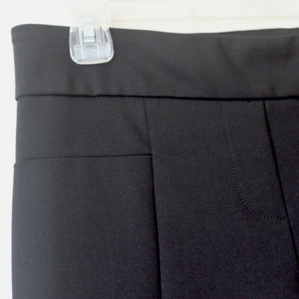 Dalia Collection Modern Fit Sleek Stretchy Professional Black Pants 6 - Image 3