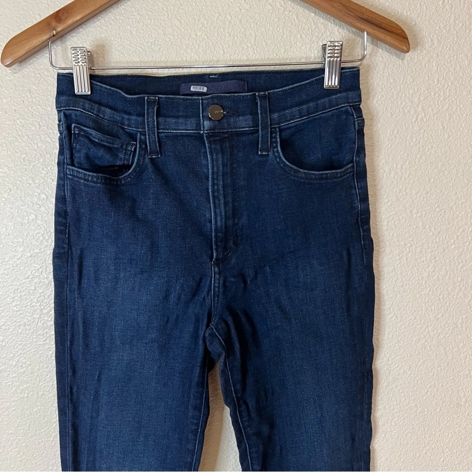 Joe's Jeans The Charlie High Rise Skinny Jean in Dark Blue 26 FLAWED - Image 2