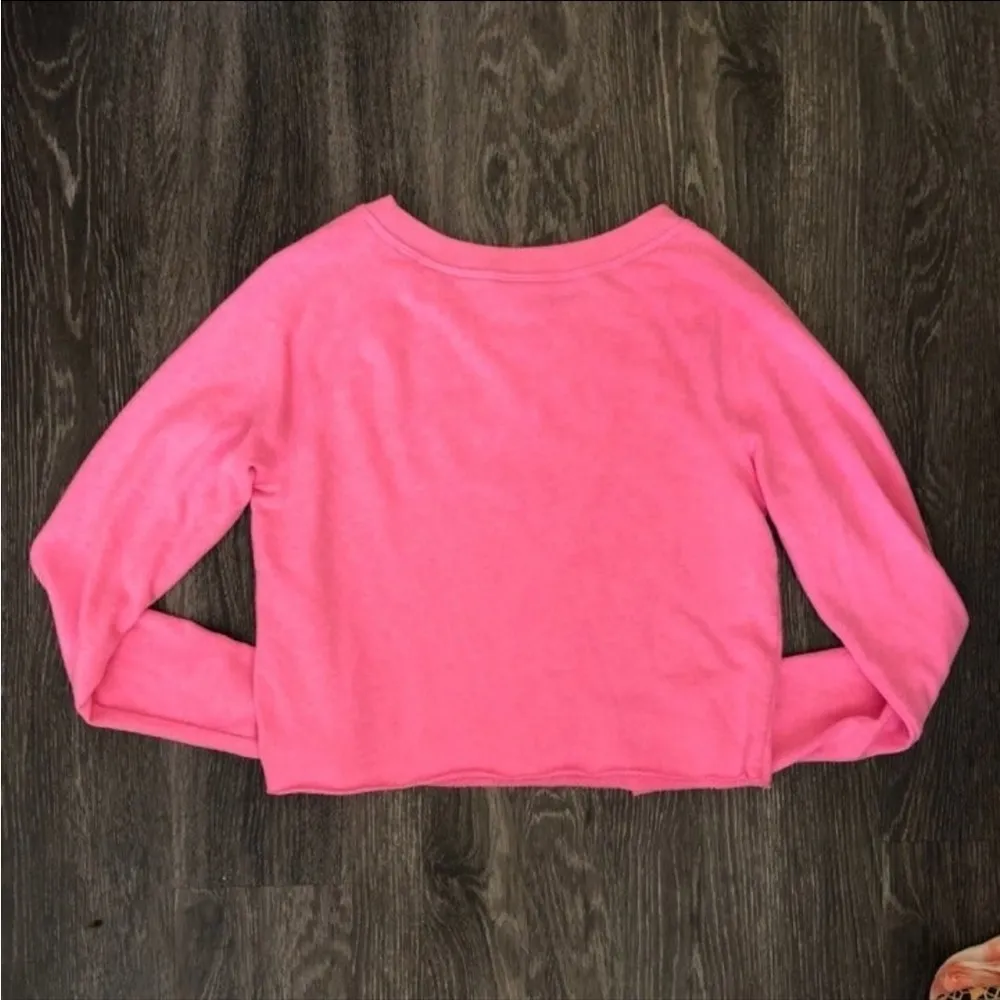 Victoria’s Secret PINK Crop Top Sweatshirt - Image 3