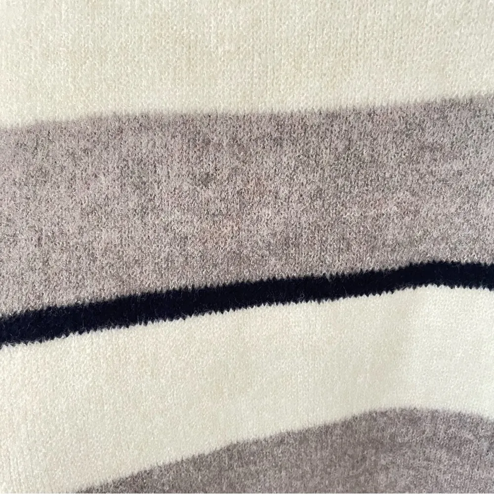 Anthropologie Pencey Striped Longline Sleeveless Cardigan Vest in Size Large - Image 7