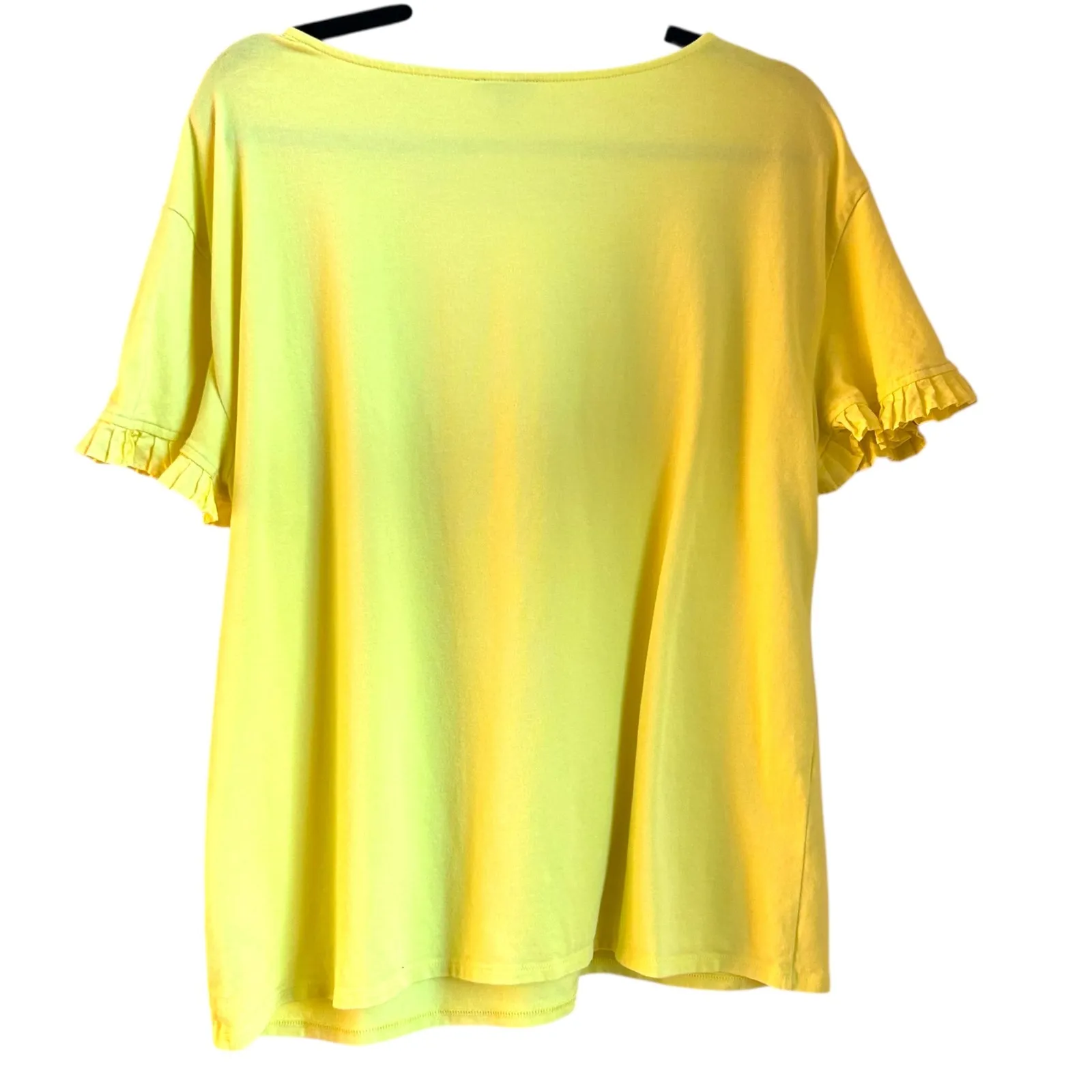 Talbots  Top Pale‎ Charteuse XL - Image 2