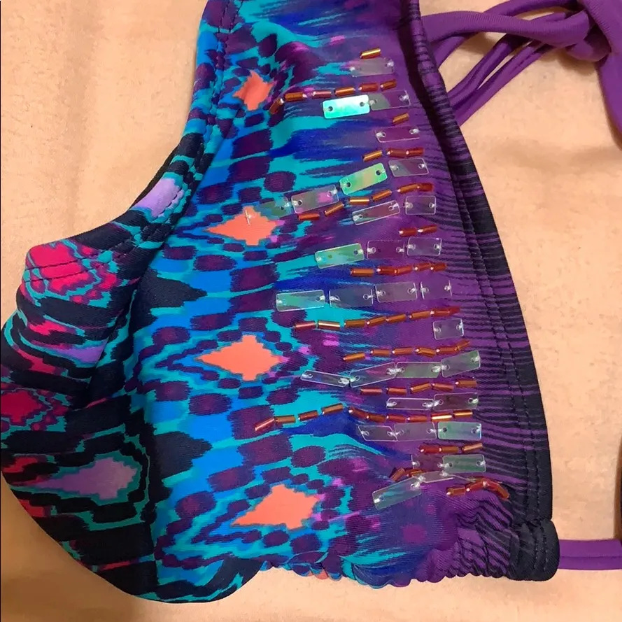 Aztec beaded bikini - Image 3