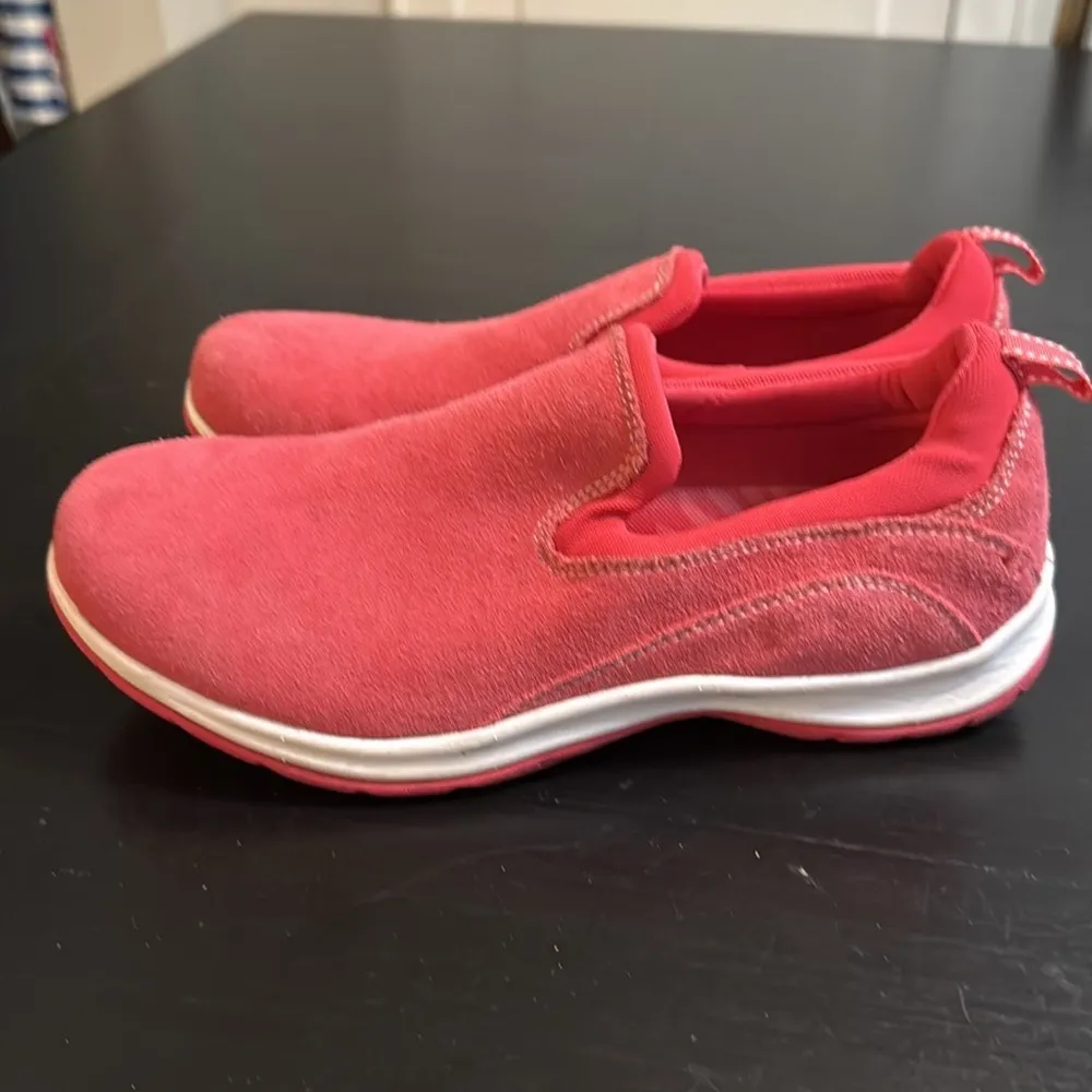 Lands End Slip-On Shoes - Red - Image 4