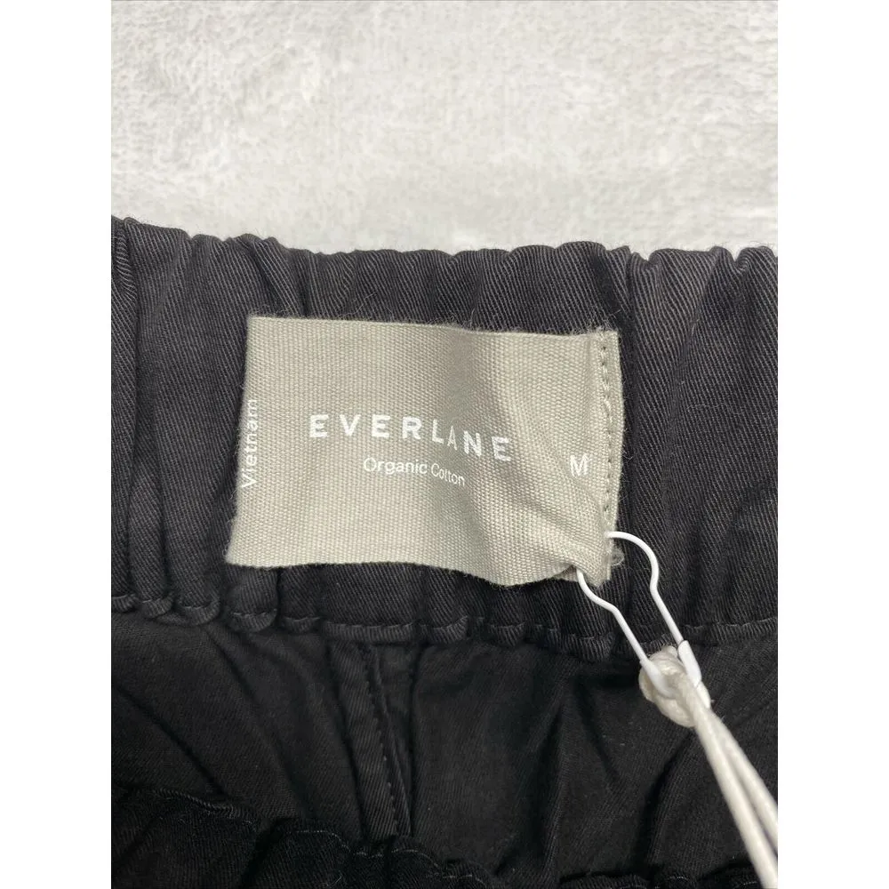 Everlane Women's Black High Waist Wide Leg‎ Casual Pants Size Medium - Image 9