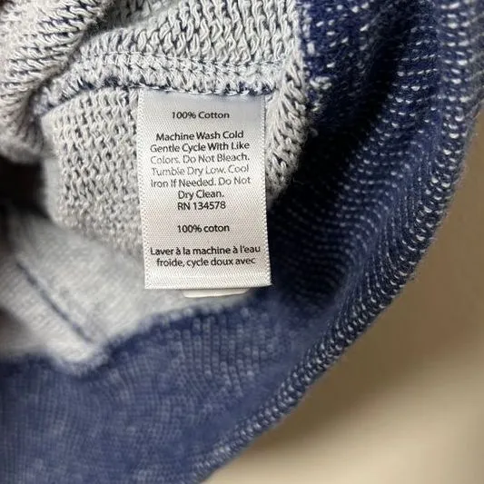 Vineyard Vines Varsity Sweatshirt Dress In‎ Deep Bay Heather Women`s Size XS - Image 5