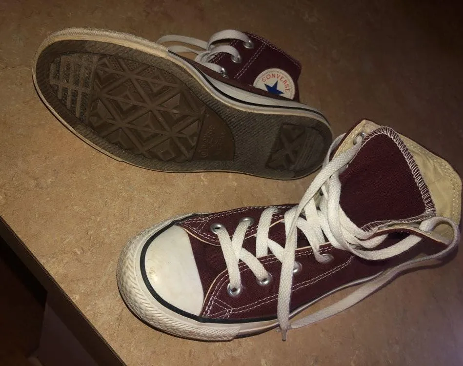 Converse Maroon High Top - Image 3