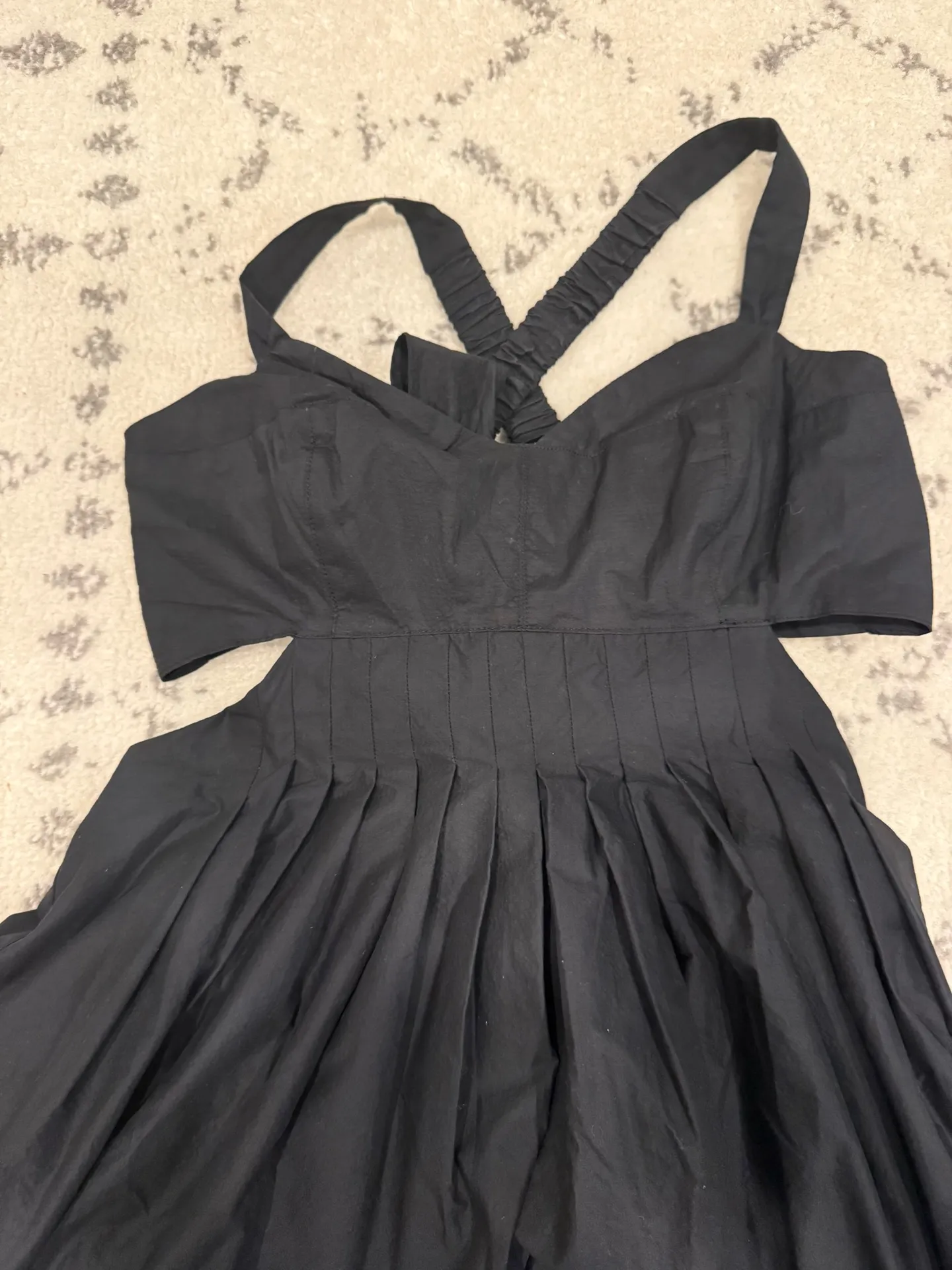 Maeve Anthropologie Bow Back Tie Midi Dress - Image 4