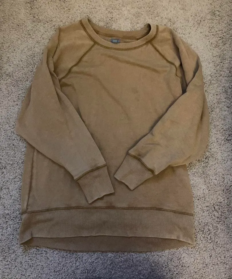 Aerie Camel Oversized Sweatshirt - Image 4