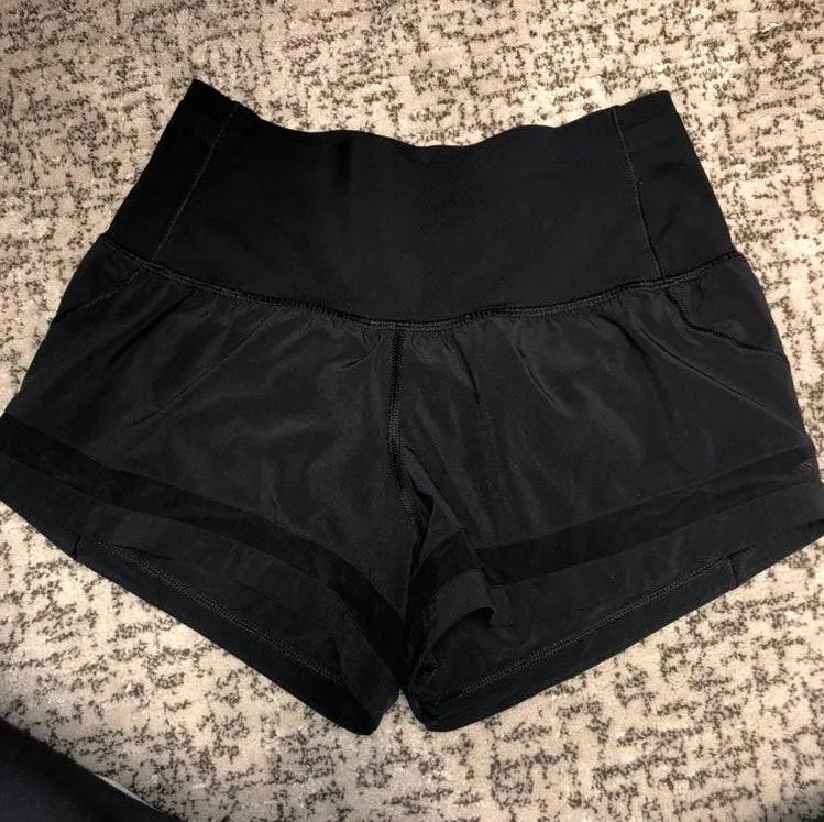 Lululemon Black Mesh Short - Image 2