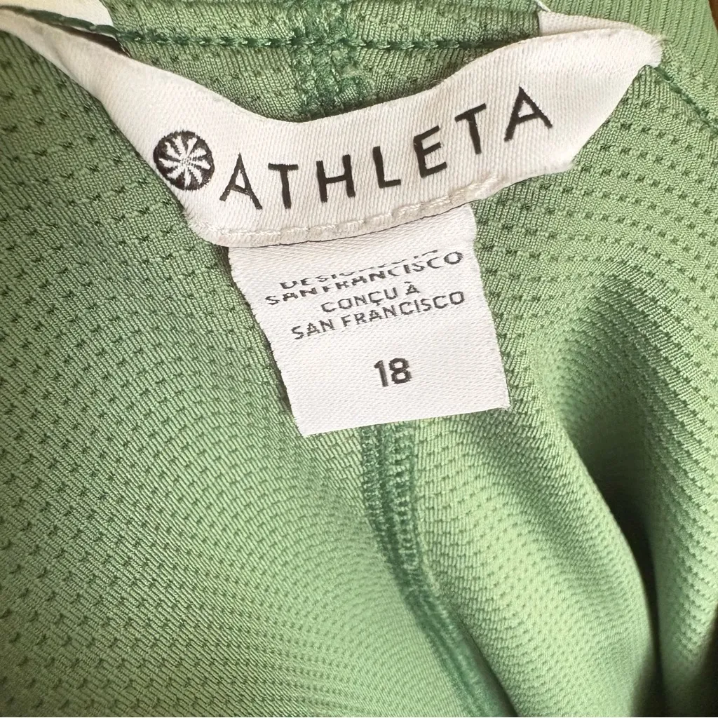 Athleta Sage  Green Brooklyn‎ Skort Plus Size 18 Active - Image 3