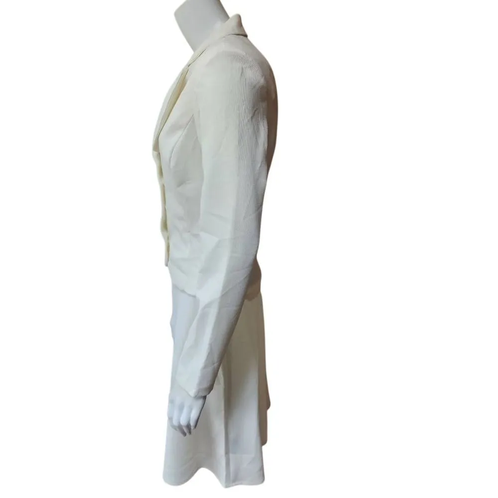 Vintage Y2K Byerwear Too! Ivory Skirt Suit Set (5) White Size undefined - Image 4