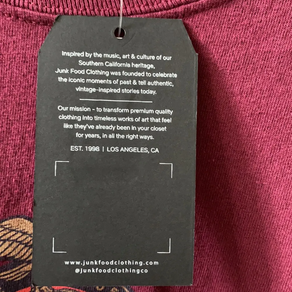 Junk Food Miller Beer tee Red Size XL - Image 4