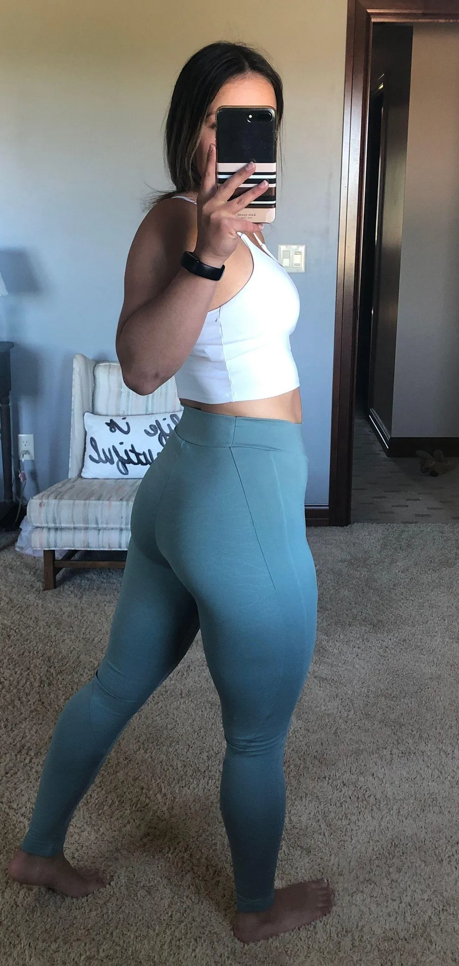 Gymshark Blue/Green  Legging - Image 2