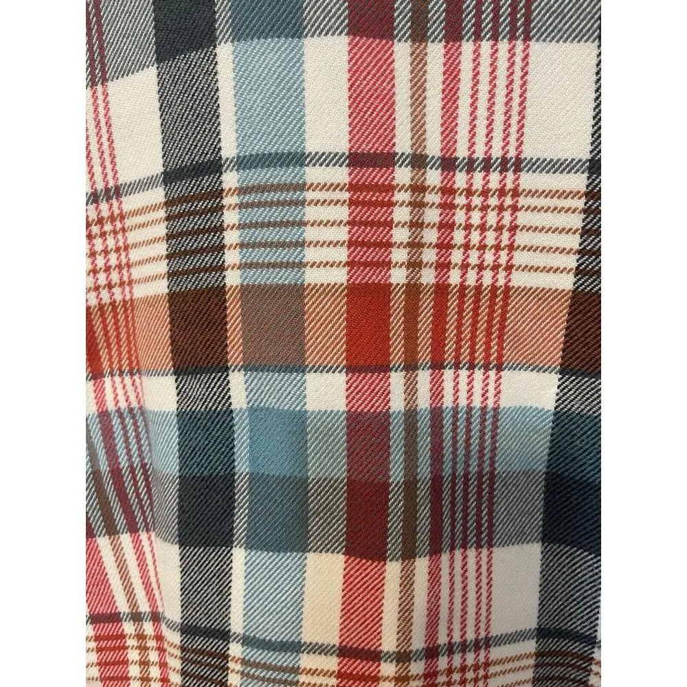 Patagonia Button Up Shirt Women's‎ Size 8 Organic Cotton Plaid Fjord Flannel - Image 7