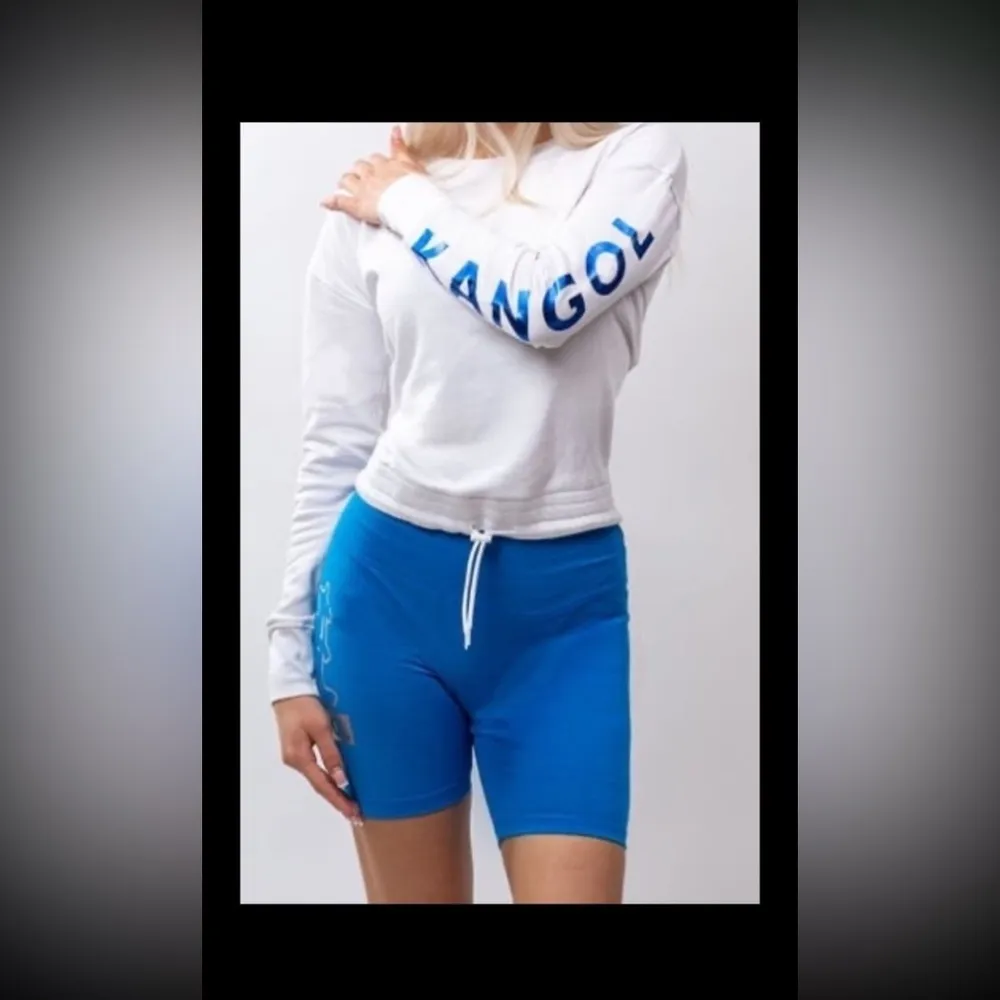 Kangol foil biker shorts in hot pink. Size Lg. Please note shorts are hot pink - Image 2