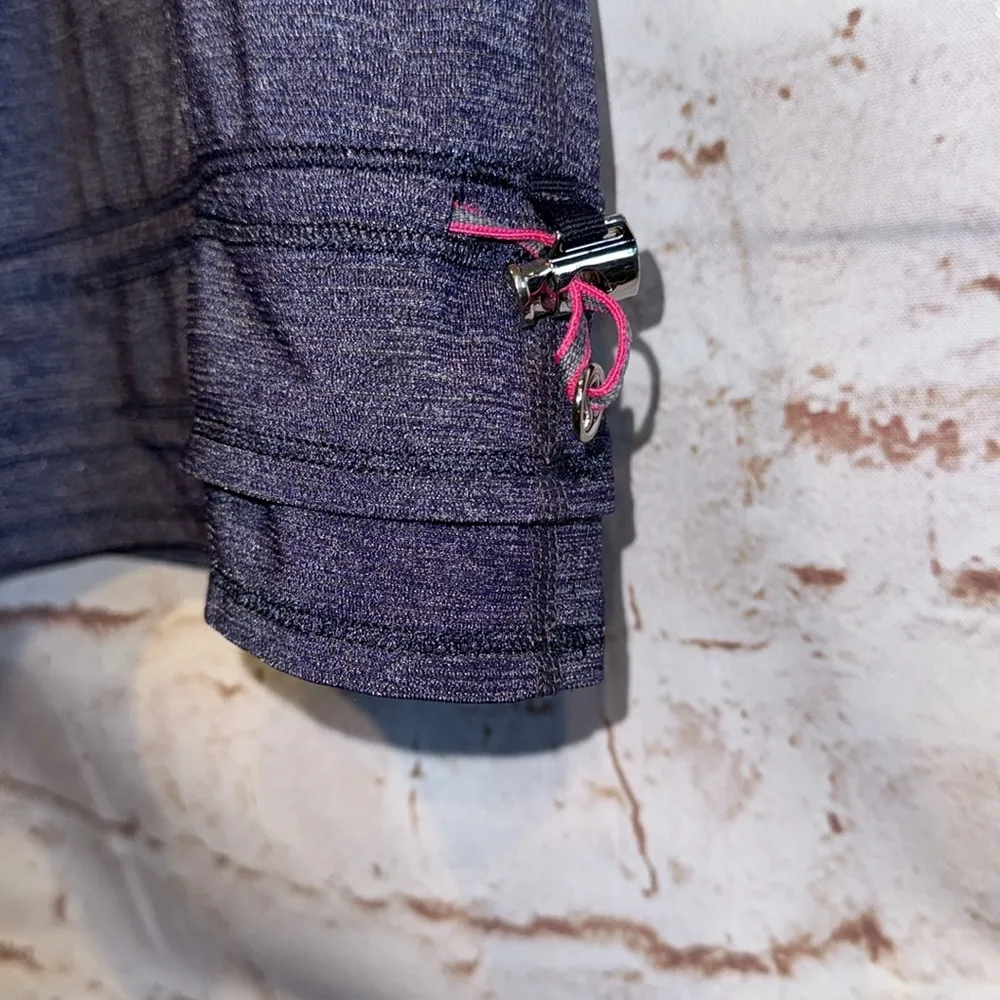 Lululemon Shirt Womens 8 Run Back On Track Tank Top Blue White Athletic - Image 4